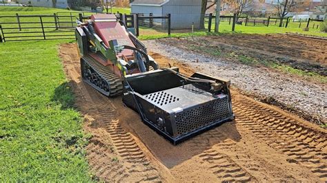 landscape rake skid steer rental|rock sifter rental near me.